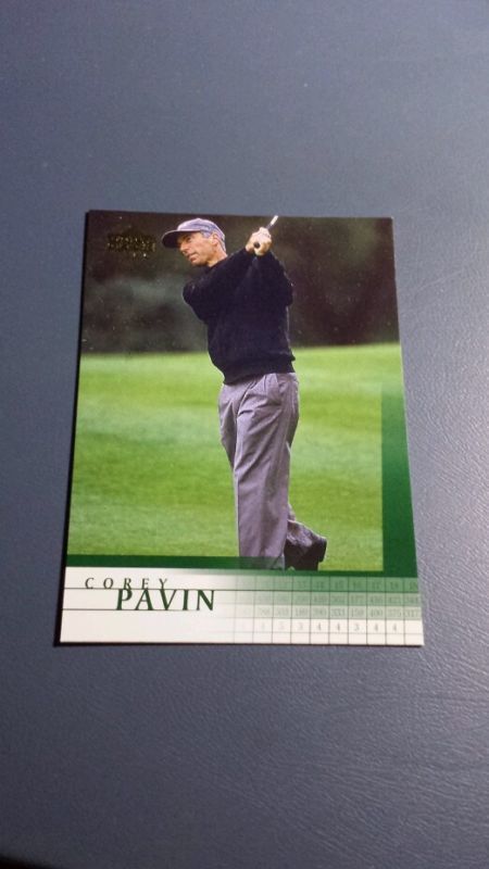 COREY PAVIN 2001 UPPER DECK GOLF CARD # 28 B7368