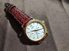 Autunno! Collezione Casio Con Cinturino In Pelle Marrone.