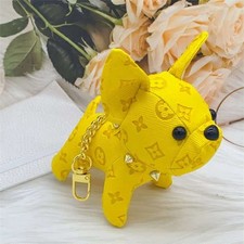 FRENCHIE DOG BAG CHARM NON BRANDED YELLOW