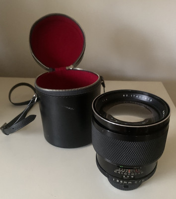 Soligor 135mm f/2 C/D (Red P) Prime Tele Lens Minolta MD-Mount {E1}