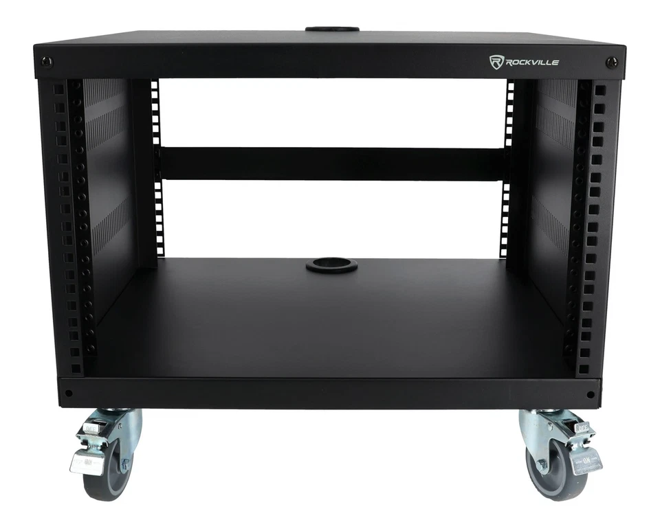Rockville RR6U 6U Live Sound/Pro Recording Studio Rack Case w/Wheels + Hardware - Image 2 of 4
