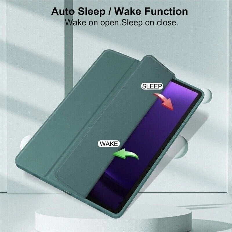 For Samsung Galaxy Tab A8 A9 S9 S10 + FE Plus Shockproof Back Clear Case Cover - Image 3 of 4