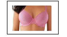 Wacoal Back Appeal Contour Bra Womens 32DD Pink Chateau Rose 853303 New