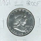 1961 FRANKLIN SILVER HALF DOLLAR ~ PROOF ~ NICE COIN~