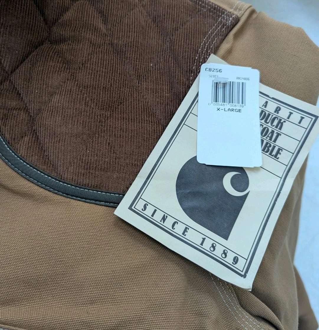Vintage Carhartt Coat, CB256, XL, NWT, Union Made In USA, Rare - product detail image 9