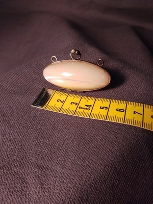 Antike Pillendose Perlmutt Dose Chatelaine Anhänger Vintage Medizindose Deco
