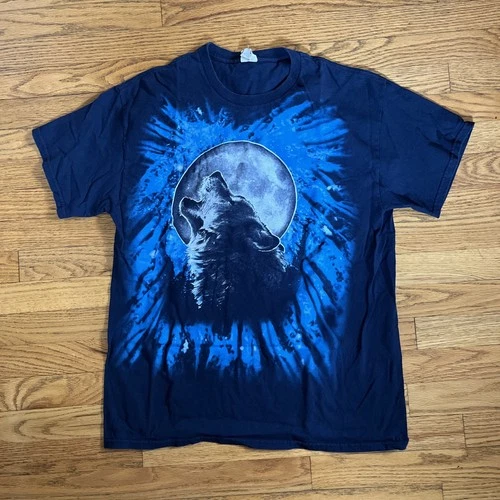 Men’s Wolf Shirt Sz L