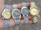 Vintage Seiko Automatic Watch Lot of 4 + 4 Men's Day-Date Japanese Wristwatches