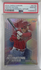 2018 SHOHEI OHTANI TOPPS CHROME UPDATE #IA-SO RC INTERNATIONAL AFFAIR PSA 10!!