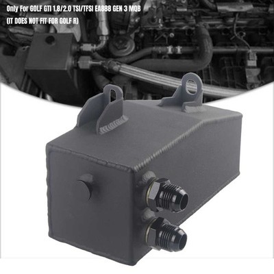 EA888 GEN 3 MQB Oil Catch Can AN10 For Golf GTI MK7/7.5 1.8/2.0 TSI/TFSI 1000ml