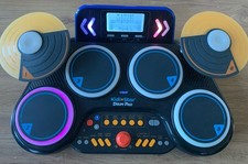 VTech Kidi Star Drum Pad Black Music -Lights Games -TESTED- No Sticks 