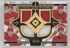 2018-19 Ultimate Collection Tier 1 36/99 Michael Rasmussen Dennis Cholowski y1g