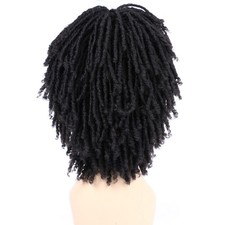 6 Inch Synthetic Dreadlocks Wig Twist Wigs For Black Women Short Curly Wigs
