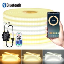 Neon Cob Led Strip Rope Light Waterproof Flexible Home Lighting With Remote App Neon Cob Led Strip Rope Light Waterproof Flexible Home Lighting With Remote App