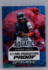 Echedry Vargas 2025 Leaf Optichrome Baseball 1/1 Pre Production Proof