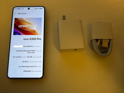 ++ VIVO X200 Pro 16G+512GB Titanium – ohne Simlock – Top Kamera Smartphone Zeiss