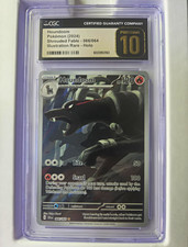 CGC PRISTINE 10 💎 Houndoom 066/064 Shrouded Fable IR Pokemon POP 38