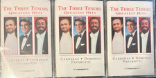 THE THREE TENORS GREATEST HITS Audio Cassette Tape Set of 3 Sealed