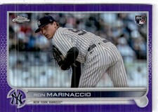 2022 Topps Chrome Update #USC164 Ron Marinaccio Purple Refractor