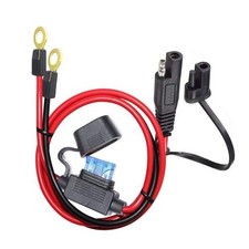 SAE Connector,SAE to O Ring Terminal Harness with 15A 10AWG SAE to O Ring--60CM