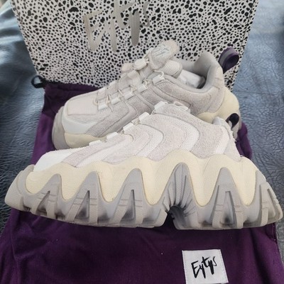 Eytys Halo Suede Off White Platform Sneakers 