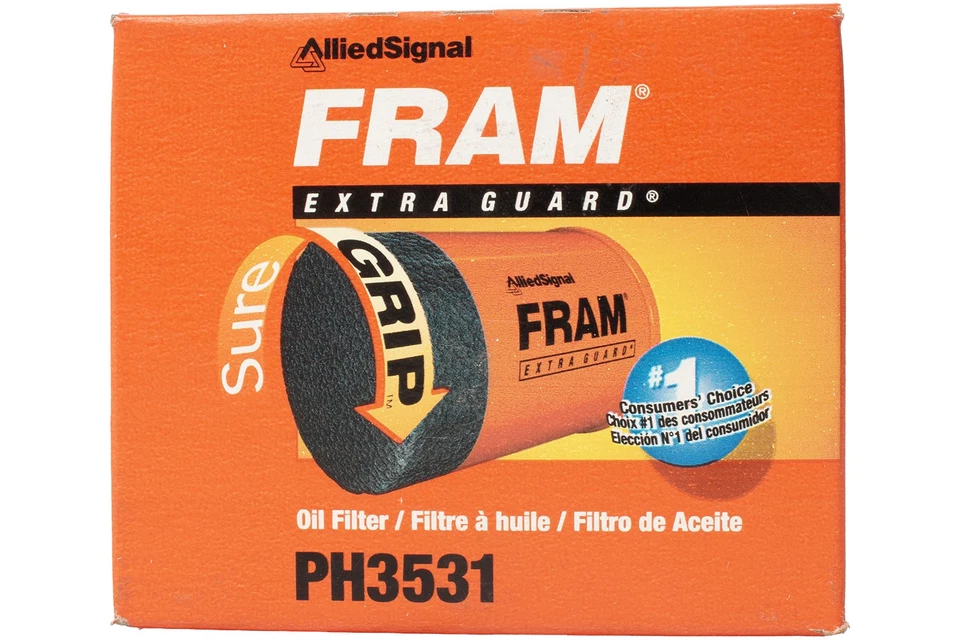 Protector extra filtro aceite de repuesto FRAM para Honda Civic 1980-87 modelo ID PH3531 Foto 3 de 4