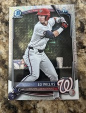Eli Willits 2025 Bowman Draft Chrome 1st Bowman #BDC-1 Mojo Refractor