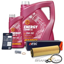 ATEC ÖLFILTER + 6l 5W-30 FÜR MERCEDES C E-KLASSE W203 W204 CLK W211 SLK 180-230