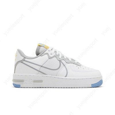 Nike Air Force 1 React Su Gs White Light Smoke Grey CT5117-102