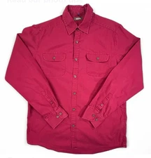 KENNETH COLE REACTION BUTTON-DOWN SHIRT, SIZE M, CHEST 44 IN, LENGTH 28.5 IN