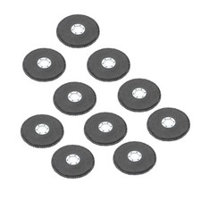 10 Pcs Premium Zirconia Grinding Flap Disc 4-1/2" 7/8" Flap Disc 60 Grit Grey