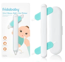Frida Baby 3-in-1 Nose, Nail & Ear Picker – Safe Cleaner for Babies & Toddlers