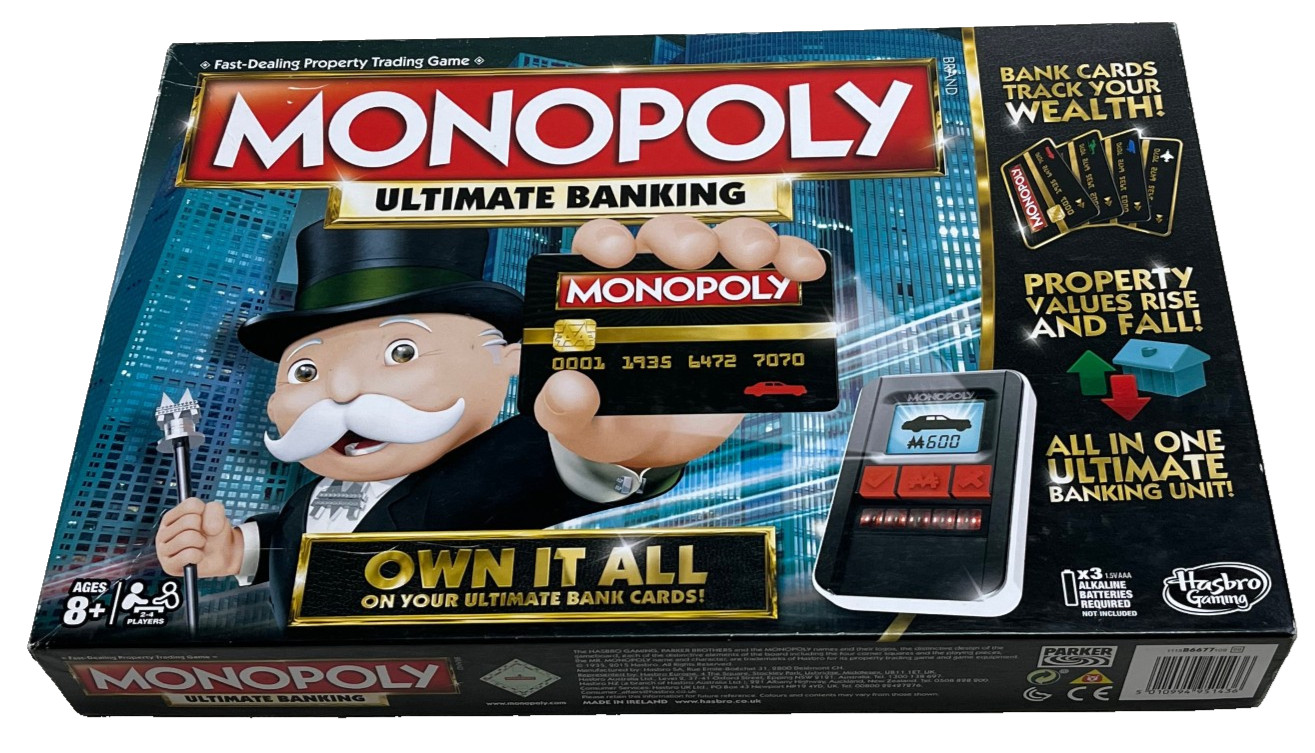 MONOPOLY : Ultimate Banking - 2015 Edition In Vgc (FREE UK P&P)