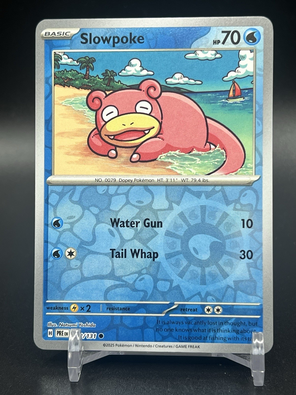 Slowpoke 018/131 Pokeball Prismatic Evolutions Holo Pokemon Card NM