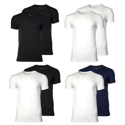 GANT Herren T-Shirt, 2er Pack - C-NECK T-SHIRT 2-PACK, Rundhals, kurzarm, Cot...