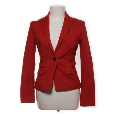 Mango, Blazer, Größe: 36, Rot, Baumwolle/Elasthan/Polyamid/Polyester #AbA