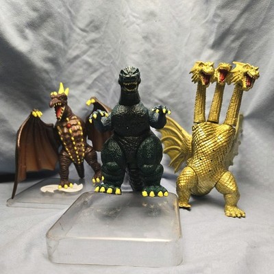 Vintage 1994 Trendmasters Godzilla King Ghidorah Rodan Toho W sound