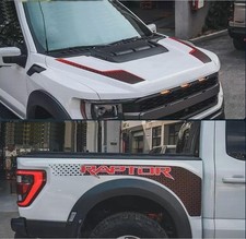 For Stripe Side Sticker Kit Ford F-150 Raptor 2022car Hood Decalpickup Trunk
