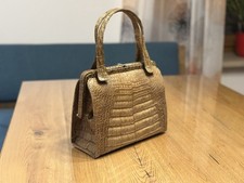 Leder Handtasche Krokodil