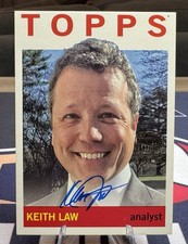 2023 Topps Archives - #64FF-KL Keith Law 1964 Fan Favorites Autograph