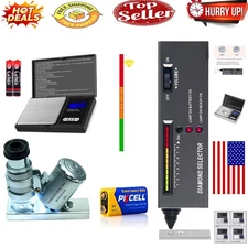 Ultimate Jewelry Inspection Kit: Diamond & Gemstone Tester with Precision Sca...