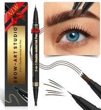 Microblading Eyebrow Pencil - Brow Pencil 2-in-1 Dual-Ended Eyebrow Pen with ...