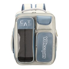 Pet Portable Travel Backpack Carrier for Little Cat Pet Dog Blue