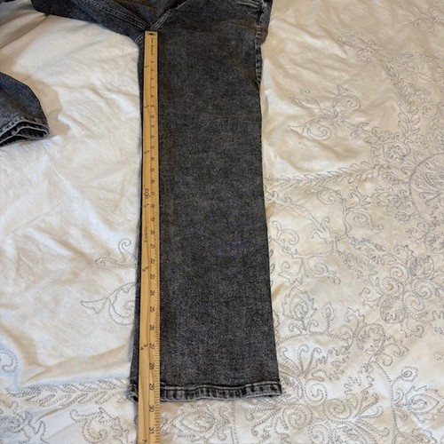 Simply Vera Wang Jeans Women’s 4 Los Feliz Straight Stretch Acid Wash Black - Picture 10 of 12