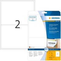 Herma Etiketten A4 Movables AblöSbar Papier Matt Weiß 199,6X143,5 Mm 50 StüCk