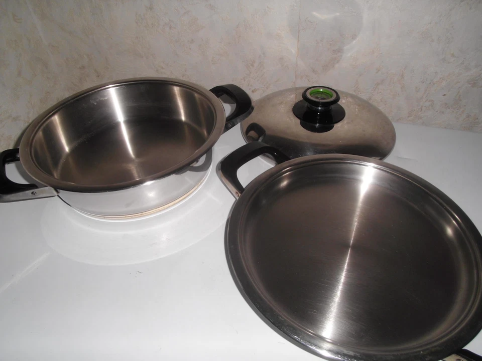 H AMC Topfset, 1 Topf 24, 3,2l, 1,2 bar, Griddle, u. Deckel passend, Gr. 24 - Bild 2 von 4