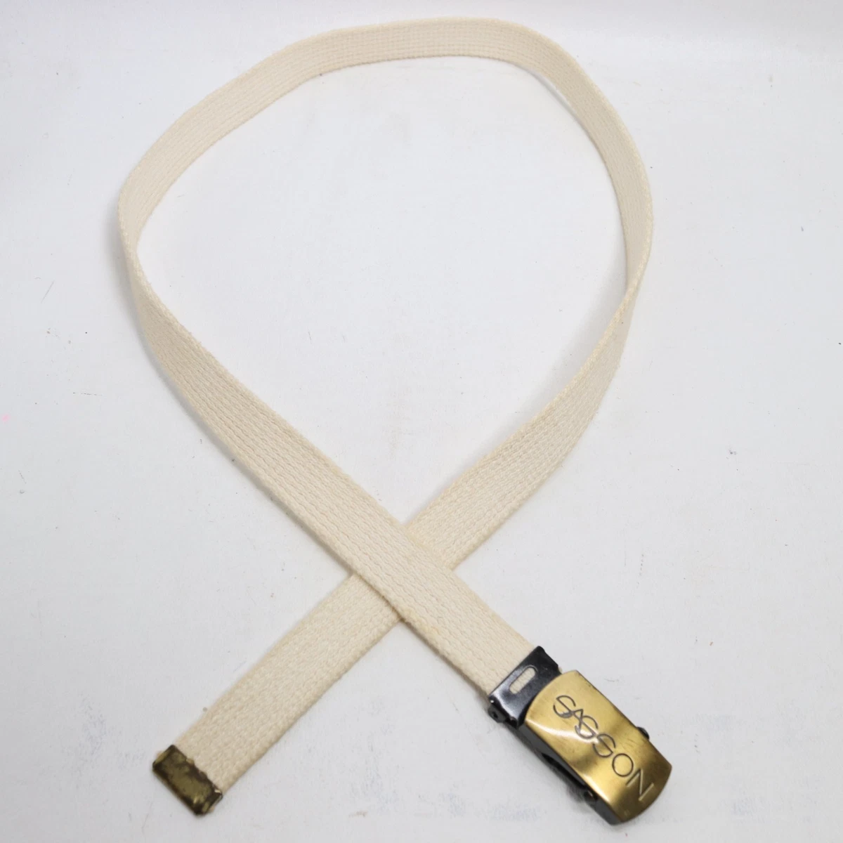 Ivory Canvas Belts for Women for sale | eBay display picture 2