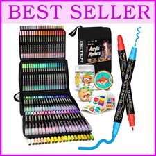 Acrylic Markers for Crafts, 120 Colors