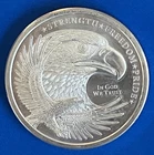 GSM~Double Eagle/ Flag Of Strength Freedom Pride~1 oz .999 Fine Silver Round