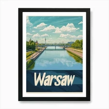 Aihrgdesign A Mid Century Modern Tr Framed Wall Art Poster Canvas Print Picture